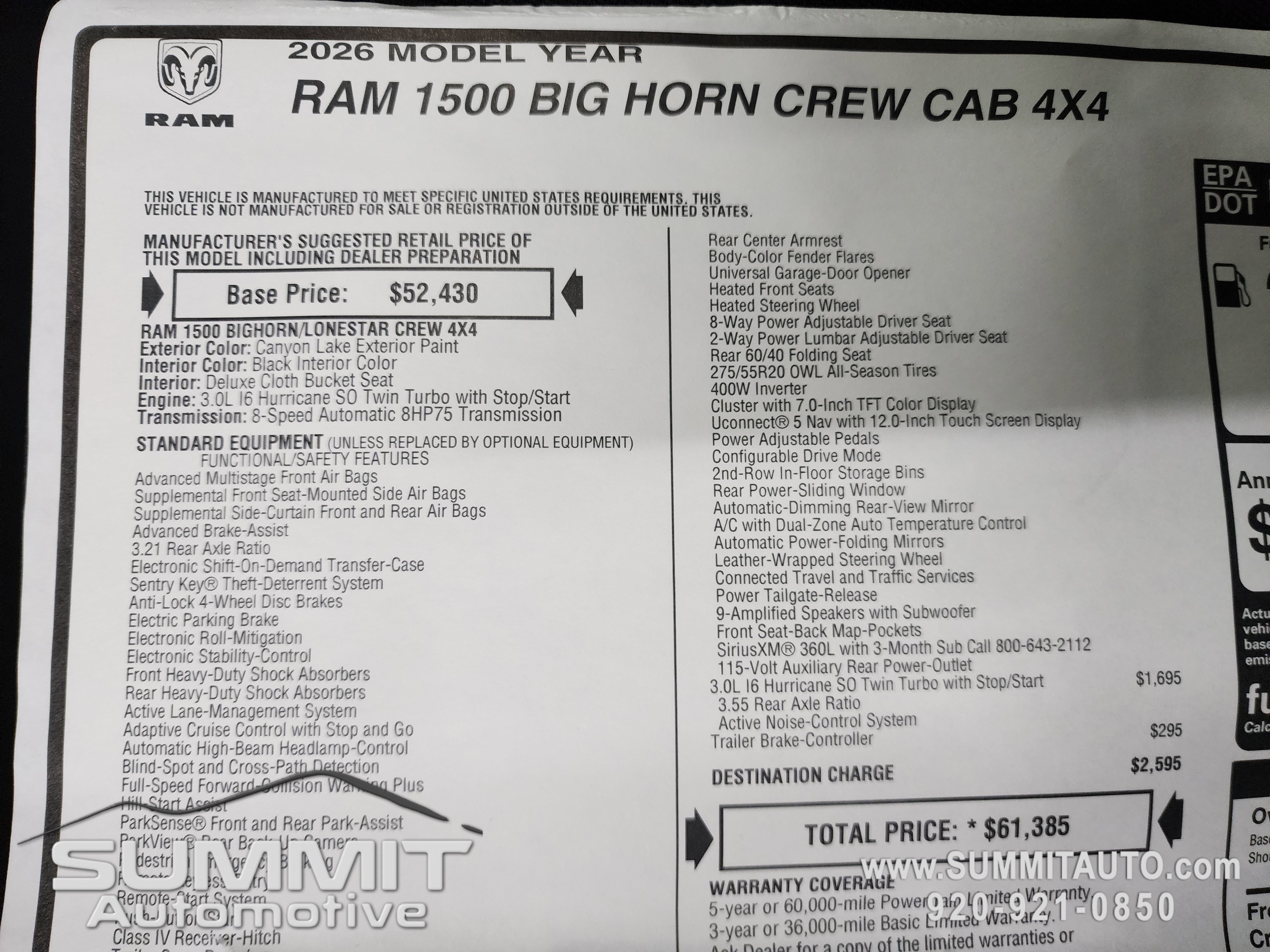 New 2026 RAM 1500 Big Horn image 33