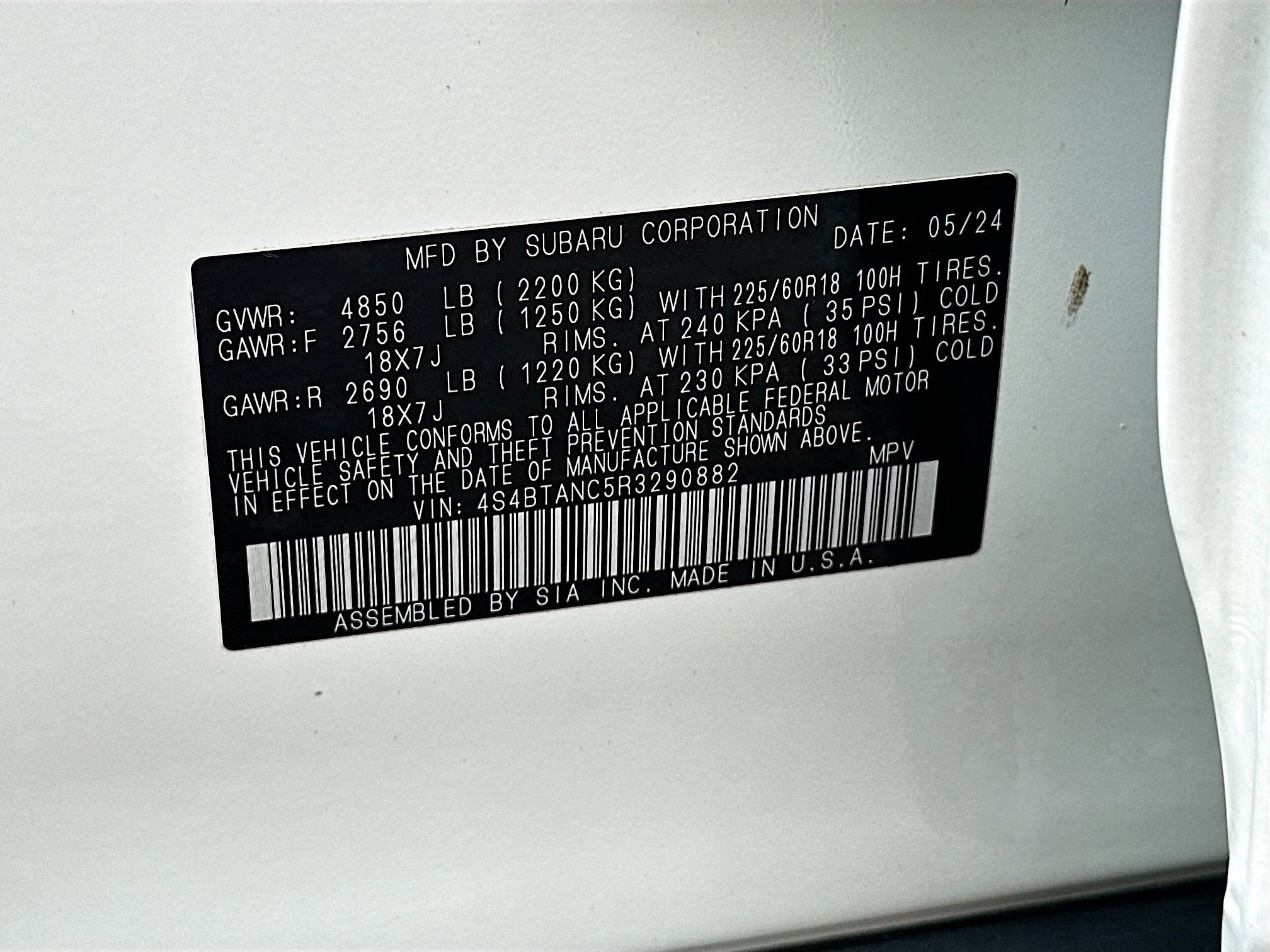 Used 2024 Subaru Outback Limited image 12