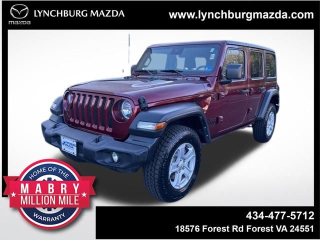 Used 2021 Jeep Wrangler Unlimited Sport AWD/4WD image 1