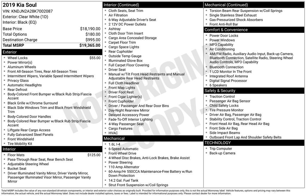 Used 2019 Kia Soul FWD image 6
