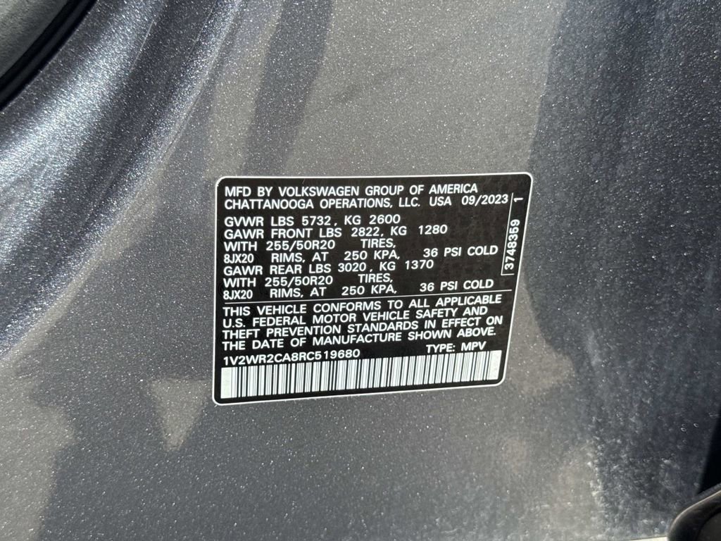 Used 2024 Volkswagen Atlas SE image 50