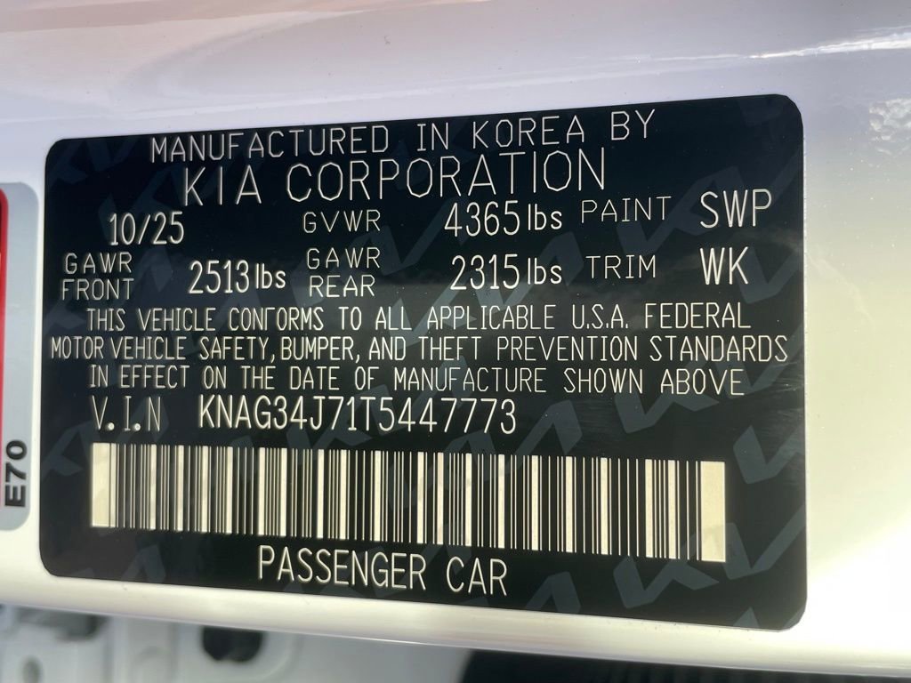 New 2026 Kia K5 EX image 36