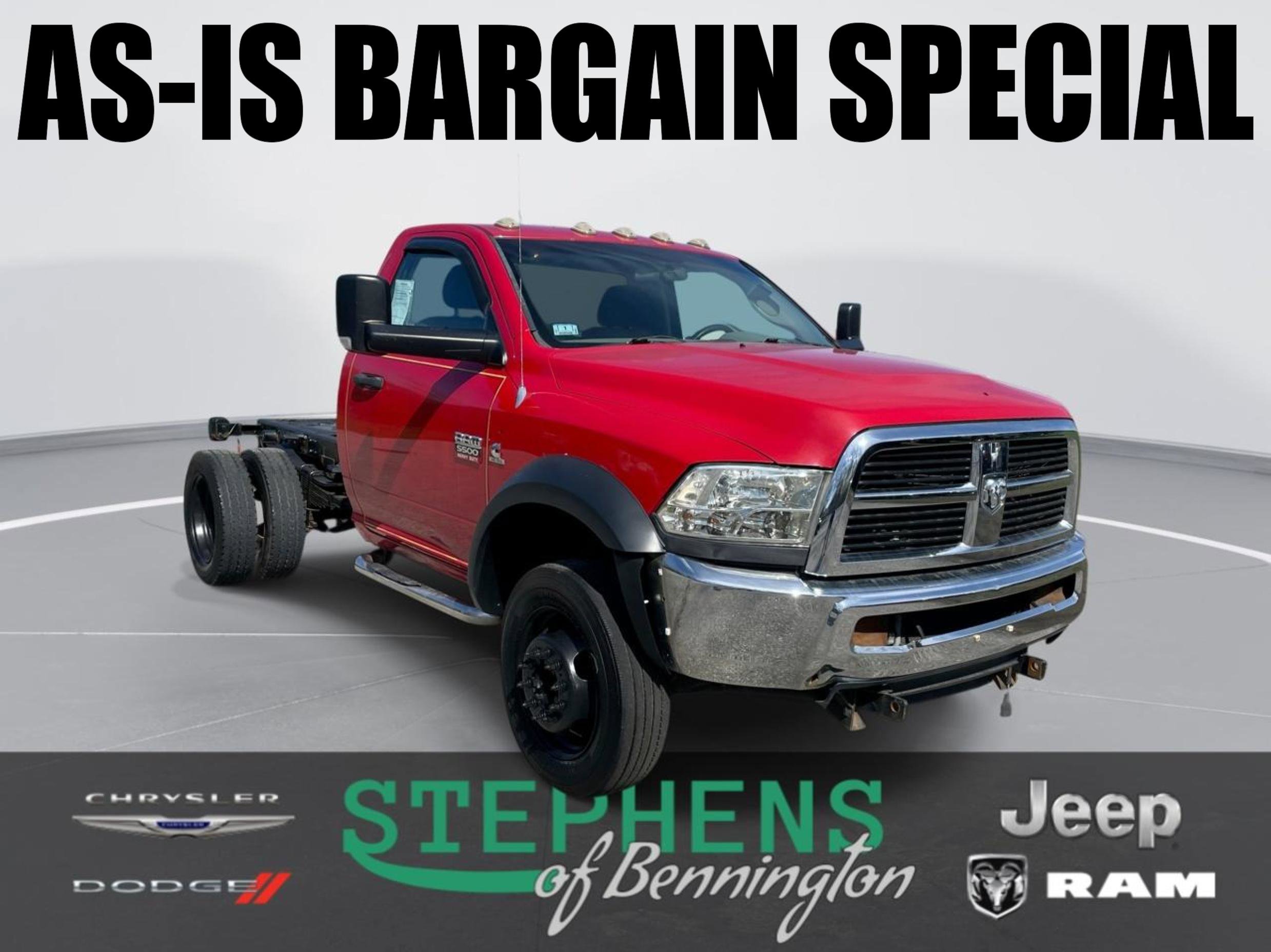Used 2012 RAM 5500 4x4 Regular Cab w/ PWR & Remote Entry Group