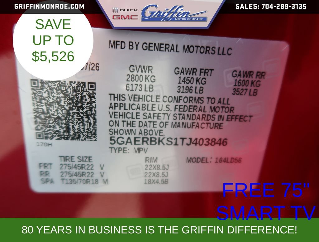 New 2026 Buick Enclave Sport Touring w/ Power Package FWD image 28