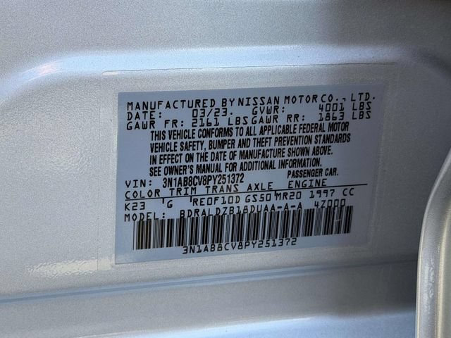 Used 2023 Nissan Sentra SV w/ All-Weather Package FWD image 20