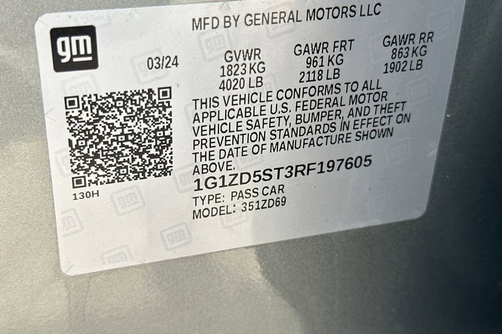 Used 2024 Chevrolet Malibu LT FWD image 3
