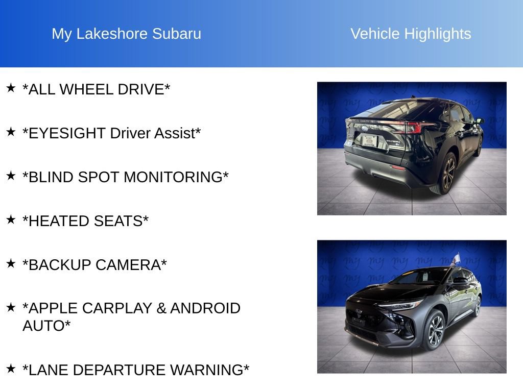 Certified 2023 Subaru Solterra AWD image 6