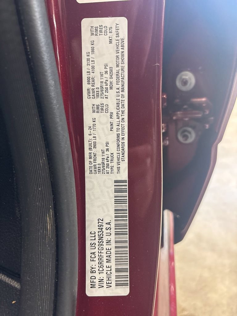 Used 2025 RAM 1500 Big Horn AWD/4WD image 31