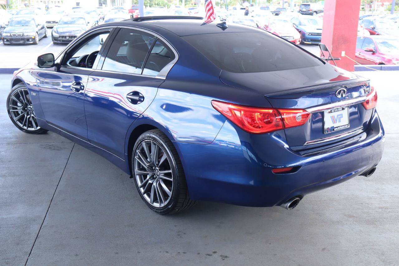 Used 2016 INFINITI Q50 Red Sport 400 RWD image 7