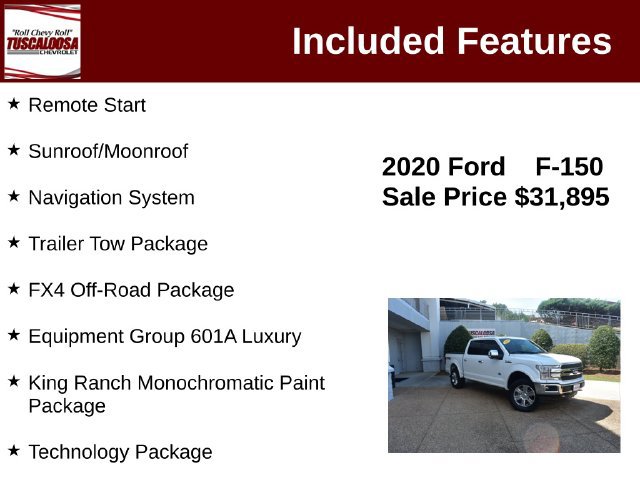 Used 2020 Ford F150 King Ranch w/ Equipment Group 601A Luxury AWD/4WD image 12