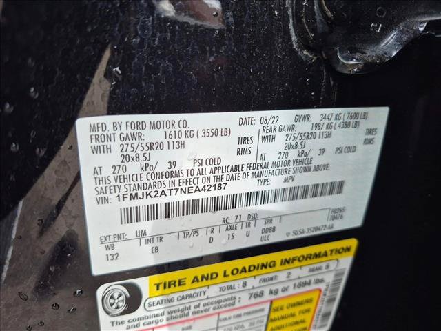 Used 2022 Ford Expedition Max Limited AWD/4WD image 26