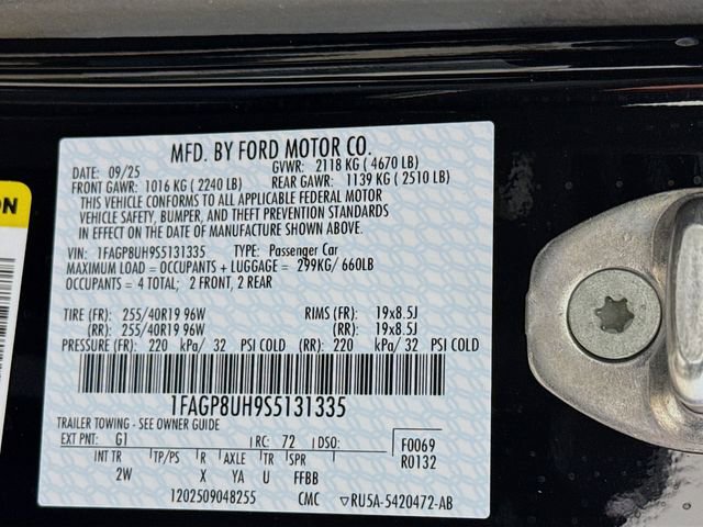 New 2025 Ford Mustang Convertible w/ Mustang Nite Pony Package image 30