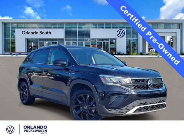 Used 2023 Volkswagen Taos SE w/ Black Wheel Package FWD image 1