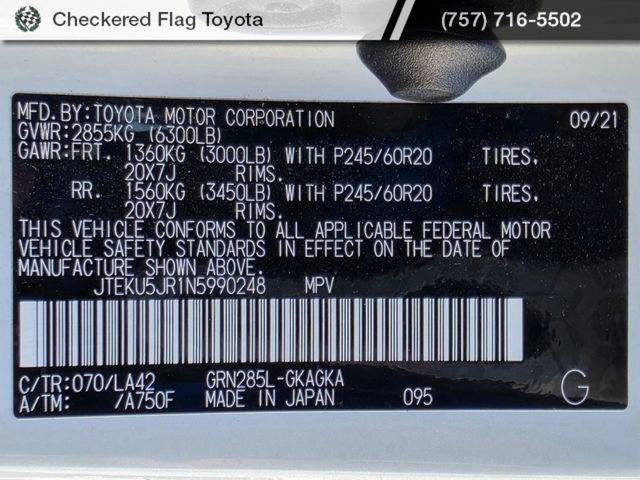 Used 2022 Toyota 4Runner Limited w/ Wilderness Package (TMS) AWD/4WD image 22