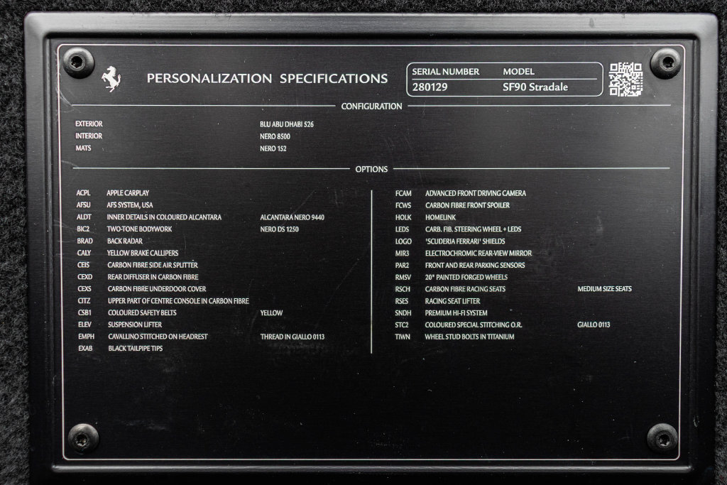Certified 2022 Ferrari SF90 Stradale AWD/4WD image 61
