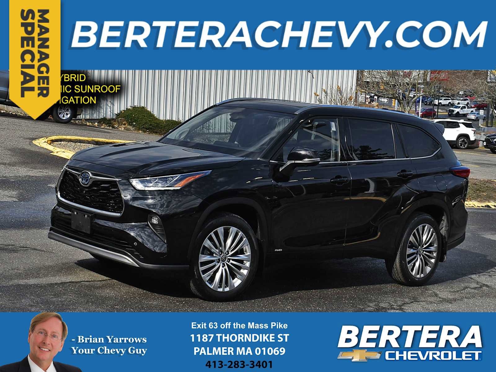 Used 2023 Toyota Highlander Platinum image 1