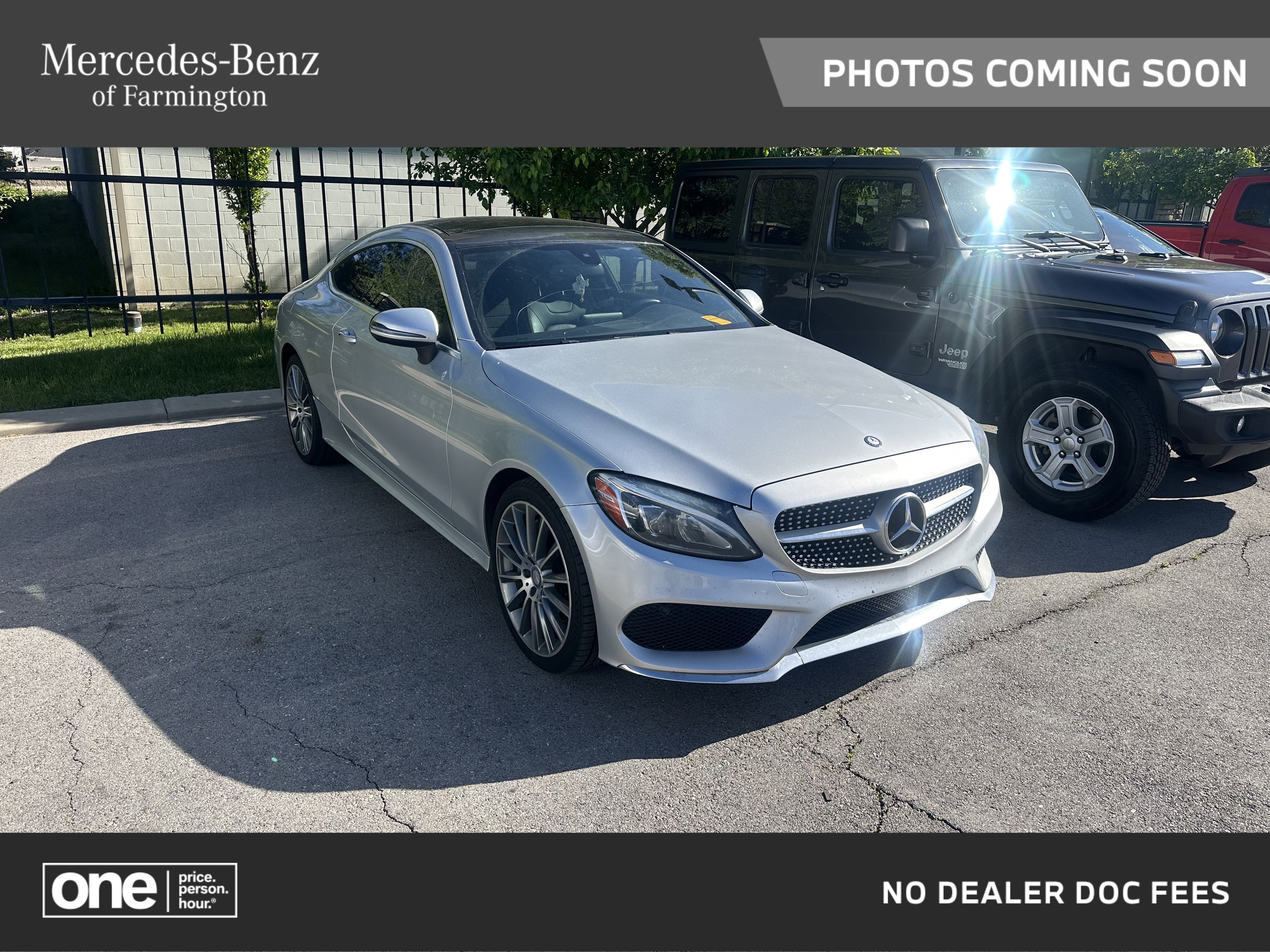 Certified 2017 Mercedes-Benz C 300 4MATIC Coupe image 1