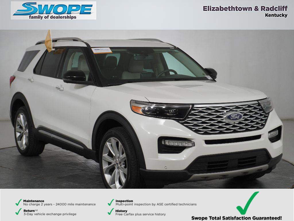 Certified 2022 Ford Explorer Platinum w/ Technology Package image 1