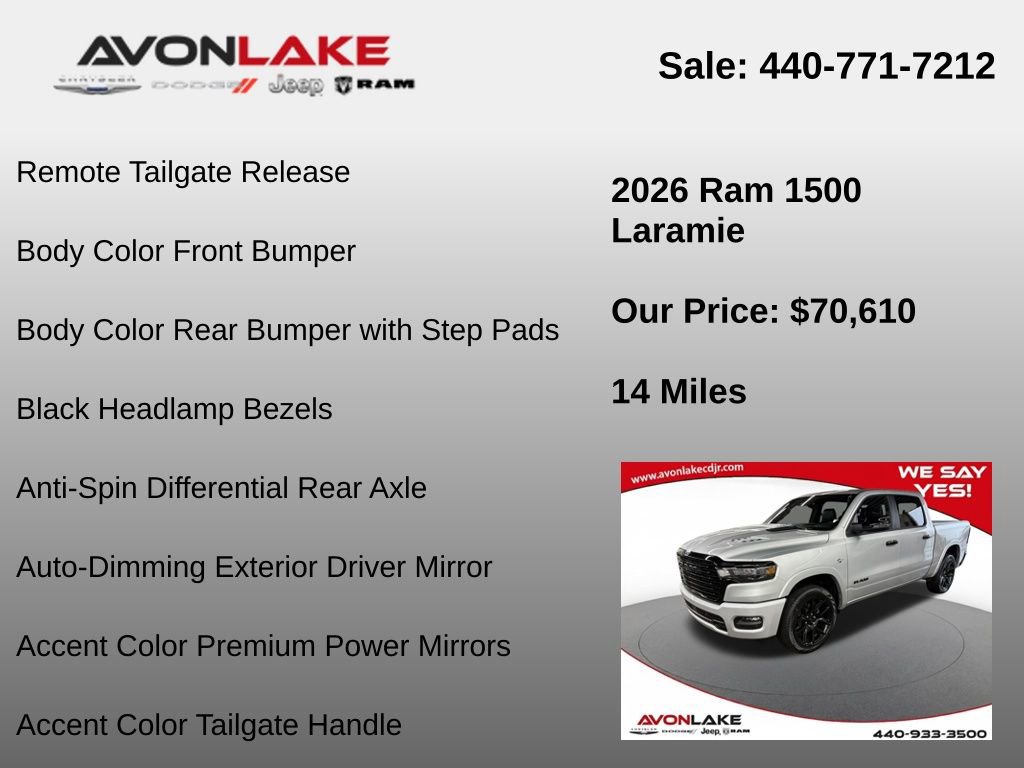 New 2026 RAM 1500 Laramie w/ Night Edition image 31