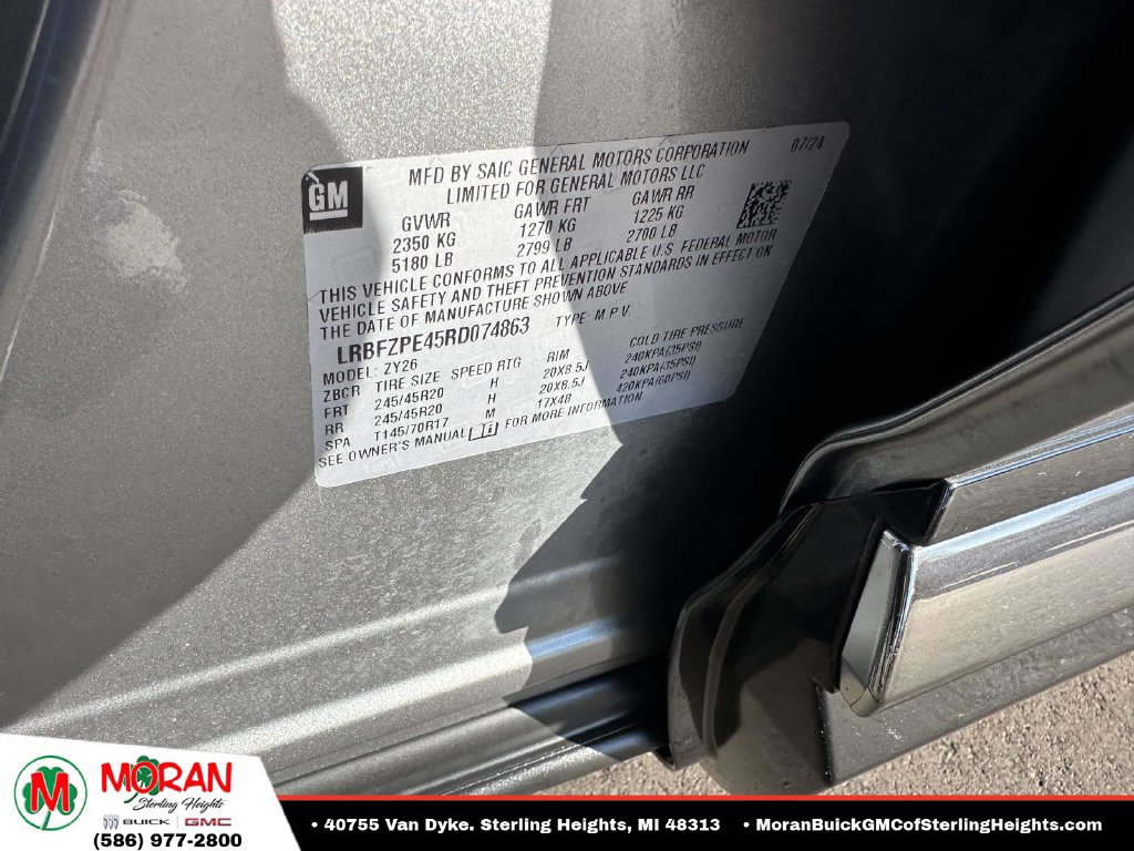 Certified 2024 Buick Envision Sport Touring AWD/4WD image 34