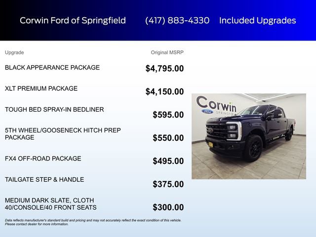 Used 2024 Ford F350 XLT w/ Black Appearance Package AWD/4WD image 5