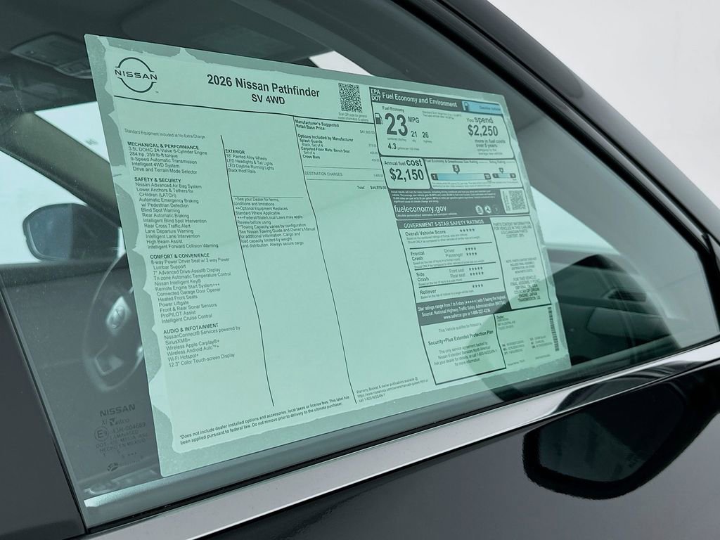 New 2026 Nissan Pathfinder SV image 12