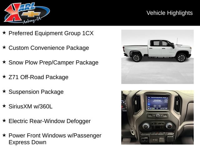 Certified 2024 Chevrolet Silverado 2500 Custom w/ Custom Convenience Package AWD/4WD image 2