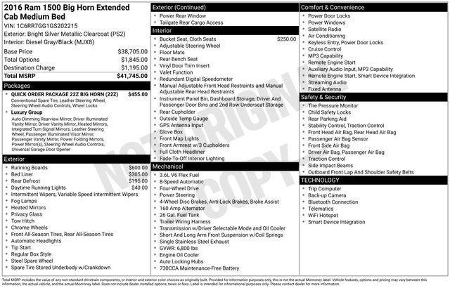 Certified 2016 RAM 1500 Big Horn AWD/4WD image 33