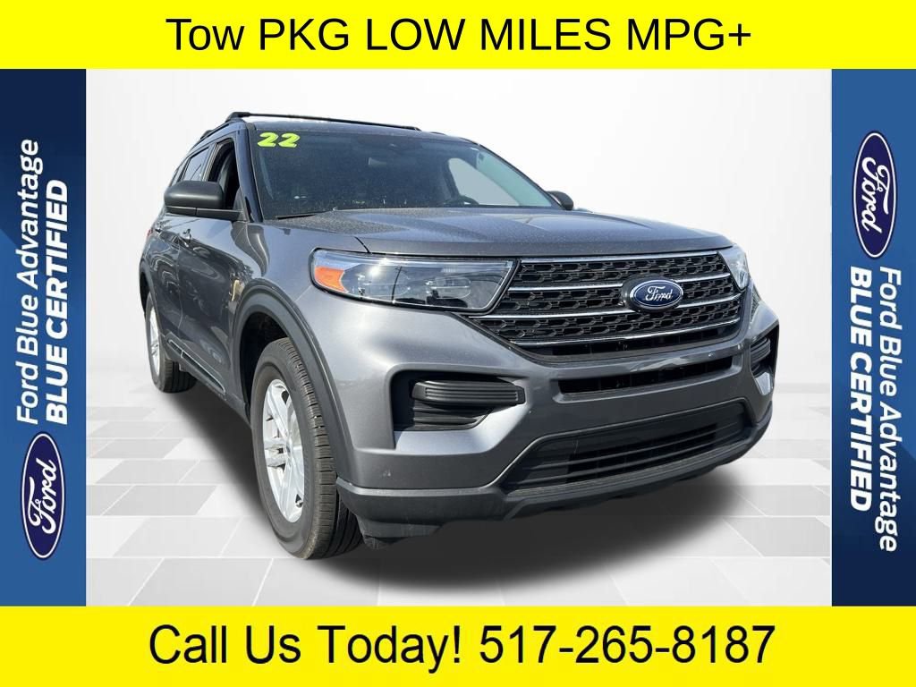 Certified 2022 Ford Explorer XLT w/ Class IV Trailer Tow Package