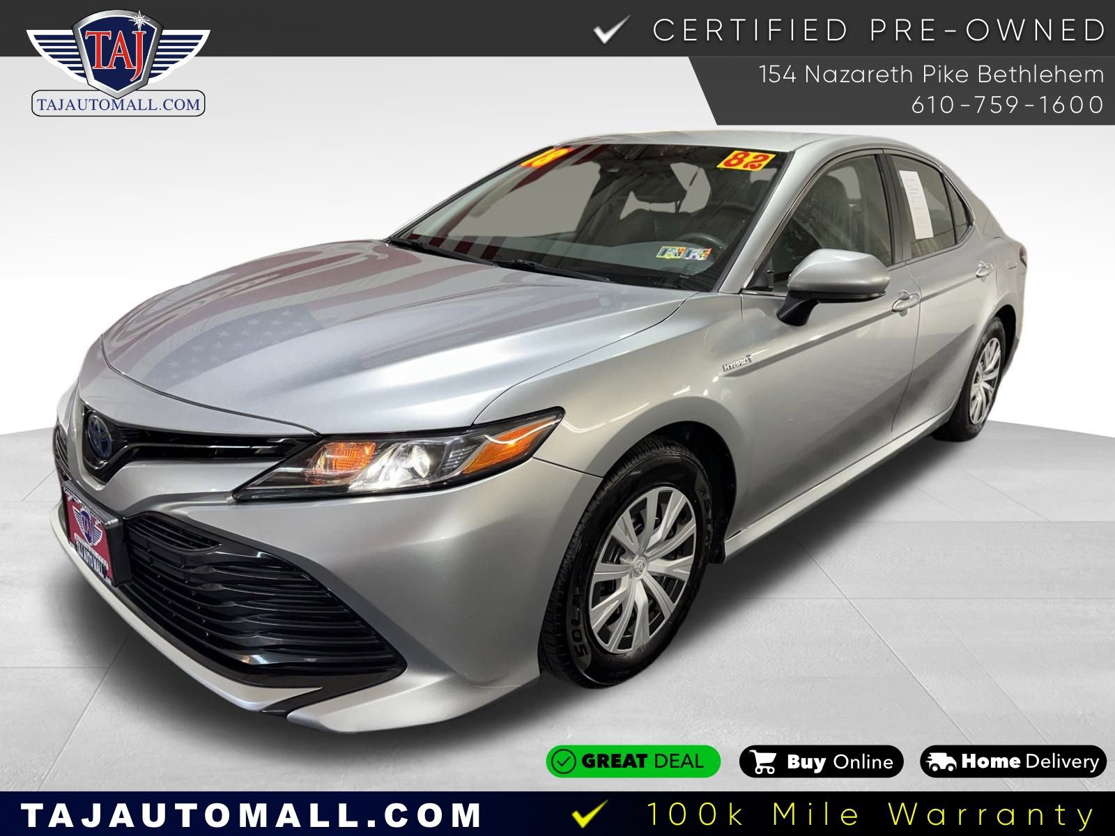 Used 2018 Toyota Camry LE w/ Protection Package (Q2)