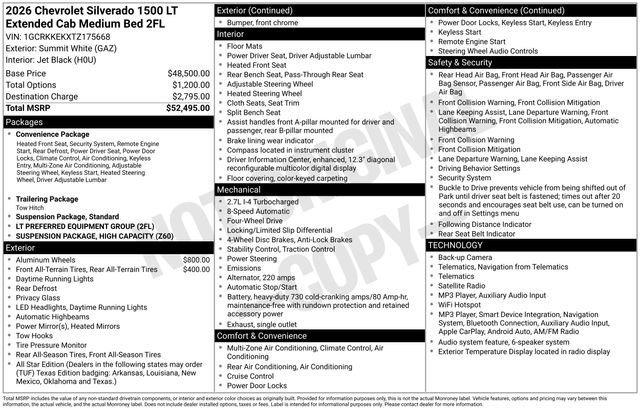 Used 2026 Chevrolet Silverado 1500 LT AWD/4WD image 37