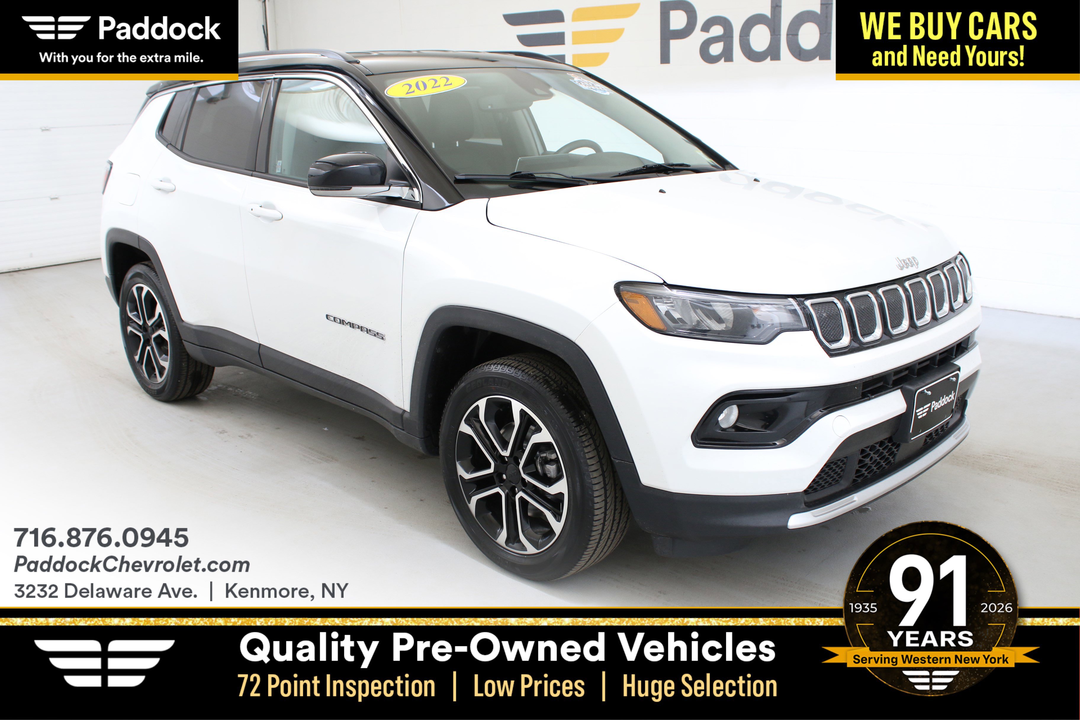 Used 2022 Jeep Compass Limited