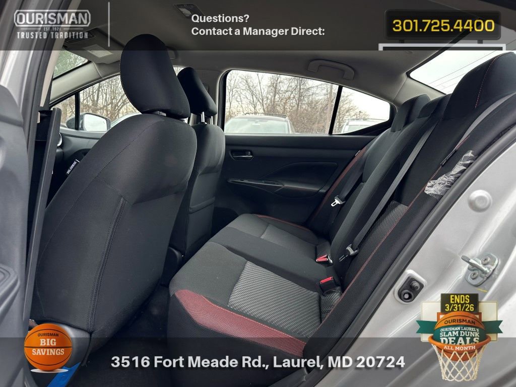 New 2025 Nissan Versa SR w/ Trunk Package image 13