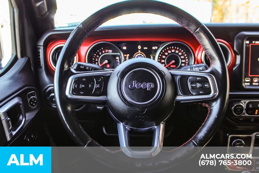 Used 2021 Jeep Wrangler Unlimited Rubicon w/ Uconnect 4C Nav & Sound Group AWD/4WD image 24