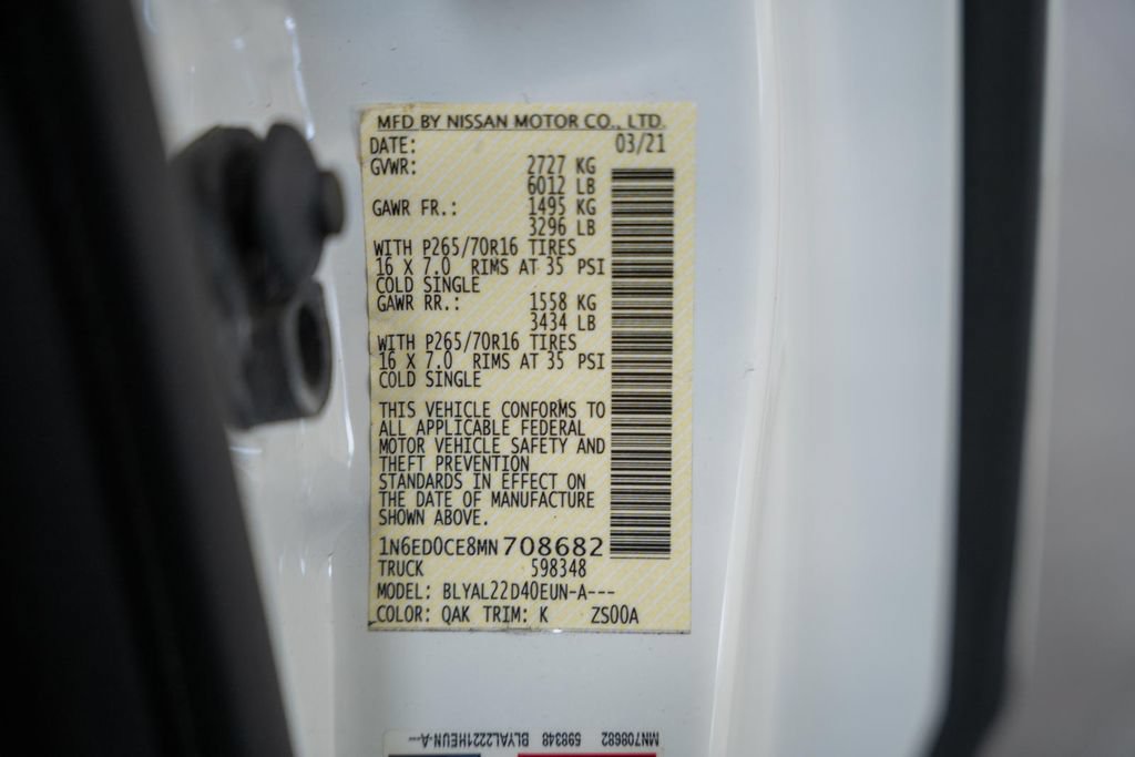 Used 2021 Nissan Frontier SV RWD image 35