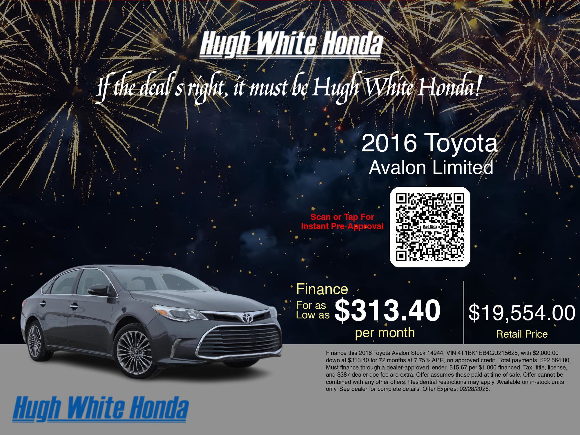Used 2016 Toyota Avalon Limited image 3