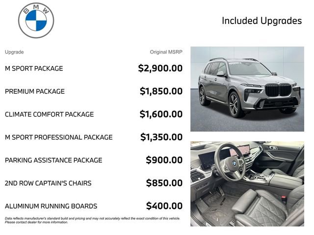 Certified 2025 BMW X7 xDrive40i w/ M Sport Package image 3