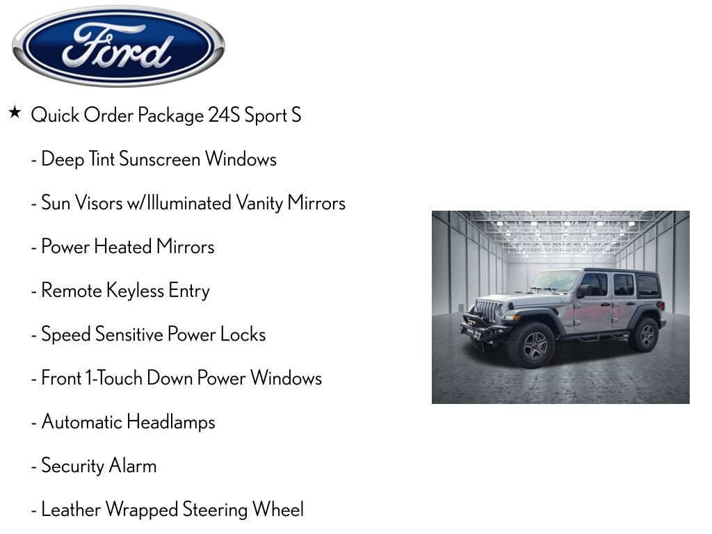 Used 2018 Jeep Wrangler Unlimited Sport S AWD/4WD image 4