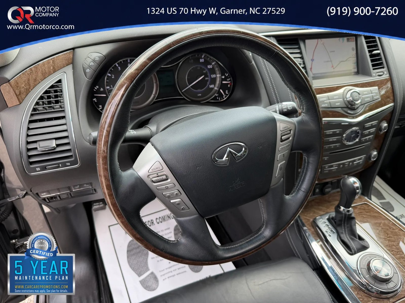 Used 2017 INFINITI QX80 4WD w/ Driver Assistance Package image 12