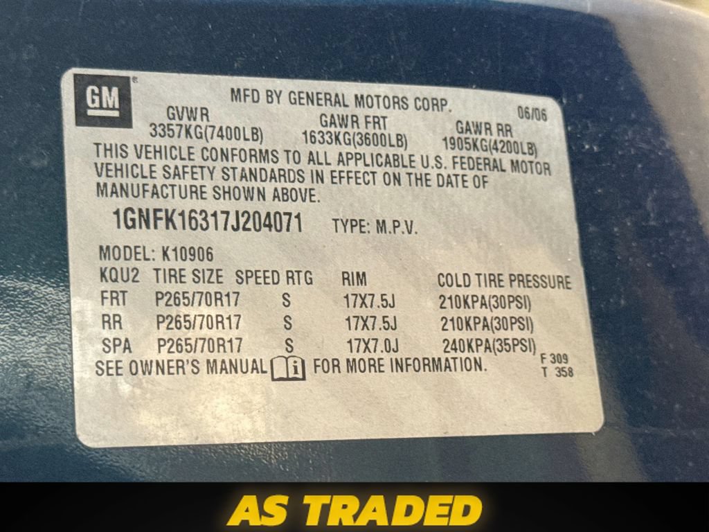 Used 2007 Chevrolet Suburban LT w/ LT Preferred Equipment Group AWD/4WD image 31