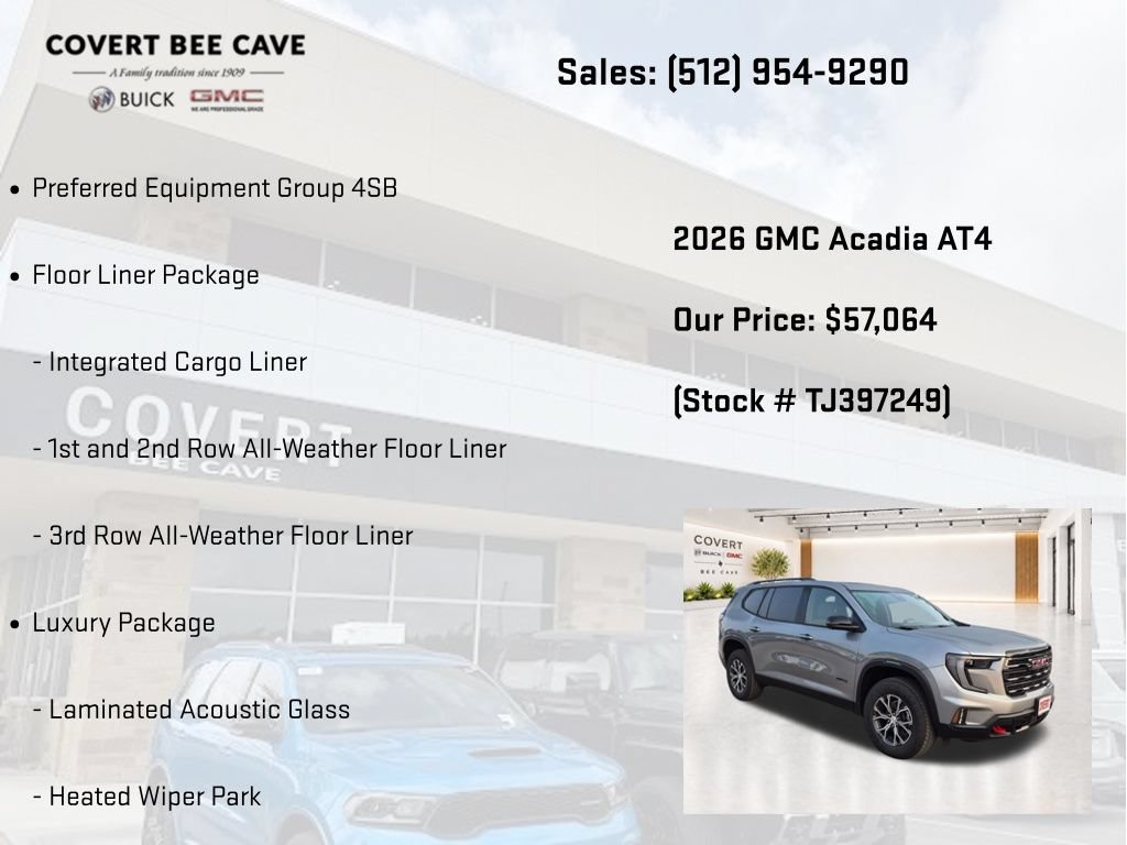 New 2026 GMC Acadia AT4 w/ Luxury Package AWD/4WD image 7