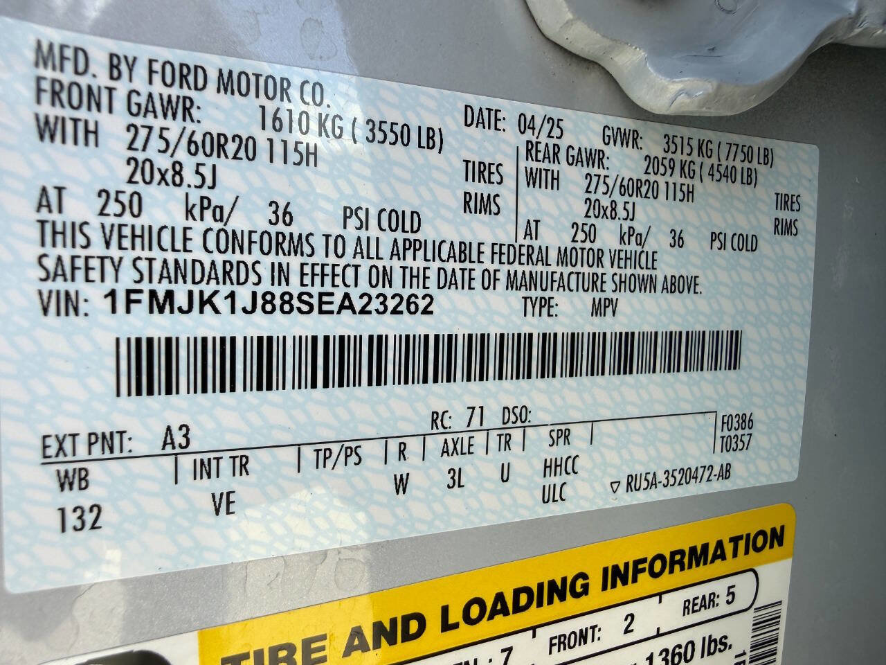 Used 2025 Ford Expedition Max Active image 56