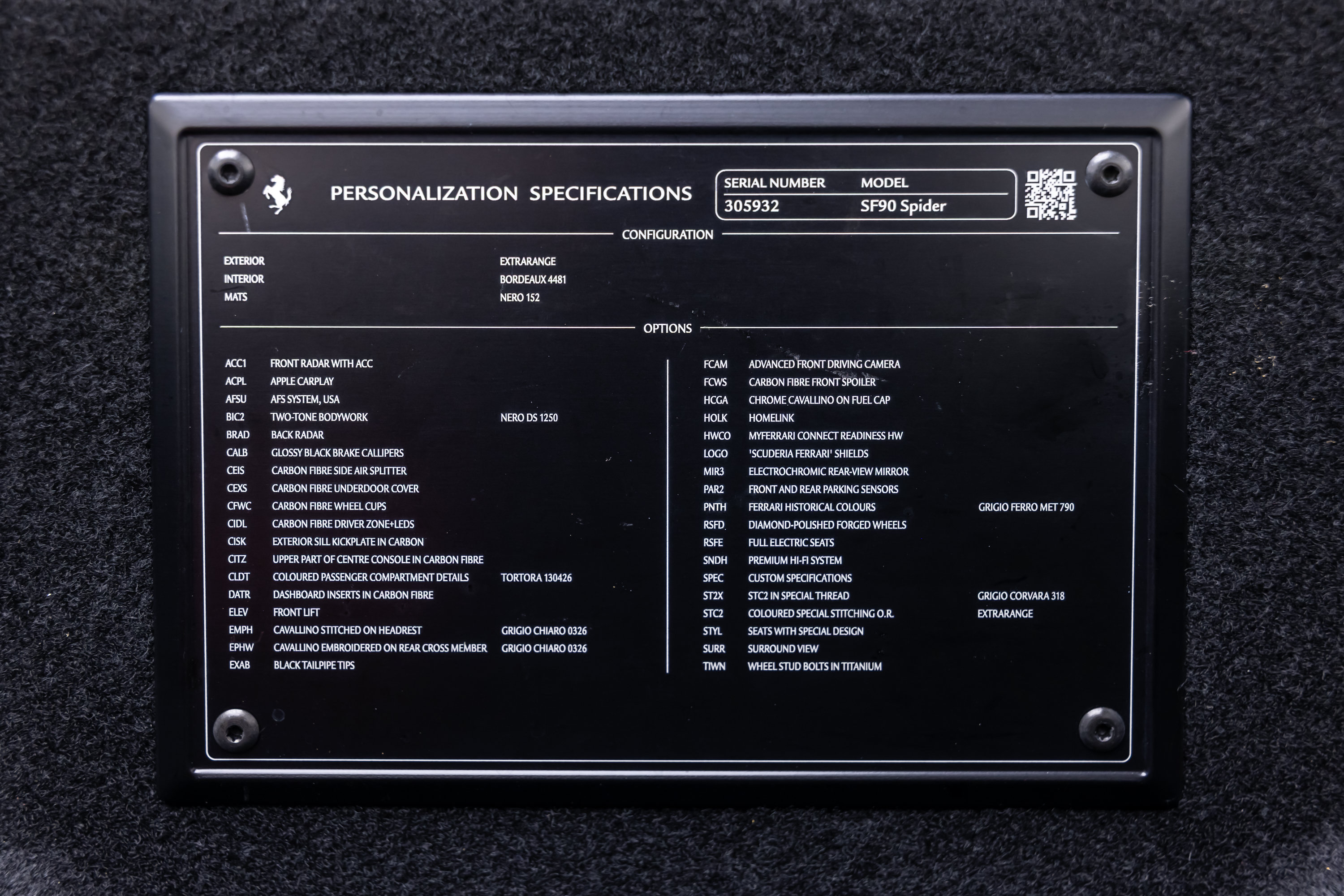 Certified 2024 Ferrari SF90 Spider AWD/4WD image 80