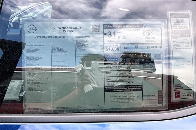 New 2026 Nissan Kicks SV w/ Charging Package FWD image 12