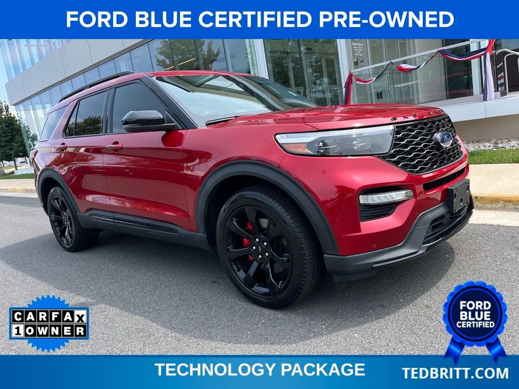 Certified 2022 Ford Explorer ST w/ Equipment Group 401A AWD/4WD image 1