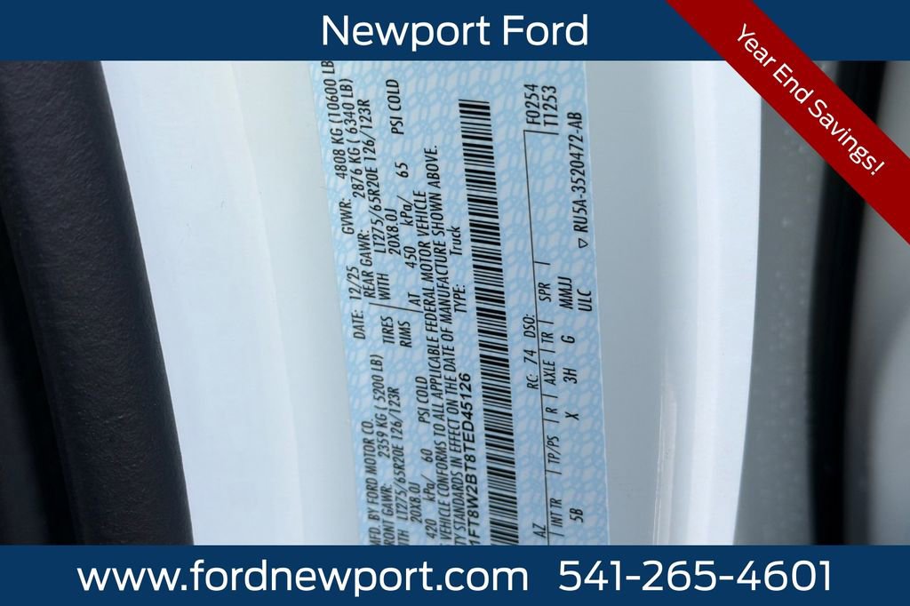 New 2026 Ford F250 Lariat w/ Black Appearance Package AWD/4WD image 28