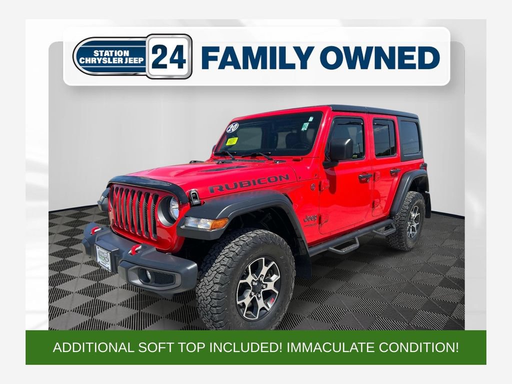 Used 2020 Jeep Wrangler Unlimited Rubicon w/ Dual Top Group AWD/4WD image 1