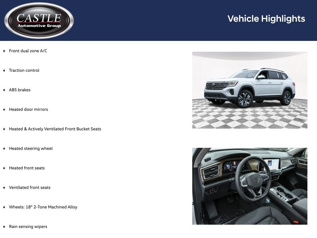 New 2026 Volkswagen Atlas SE image 3