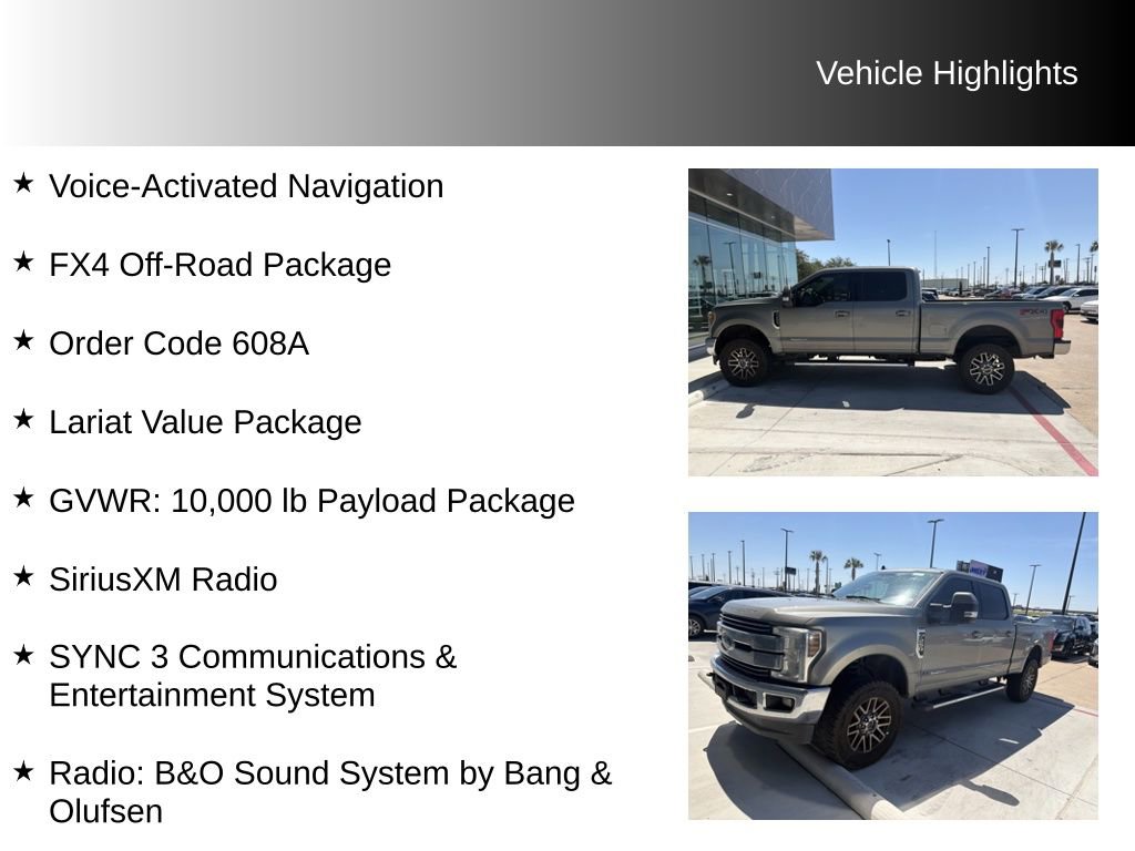 Used 2019 Ford F250 Lariat w/ Lariat Value Package AWD/4WD image 10