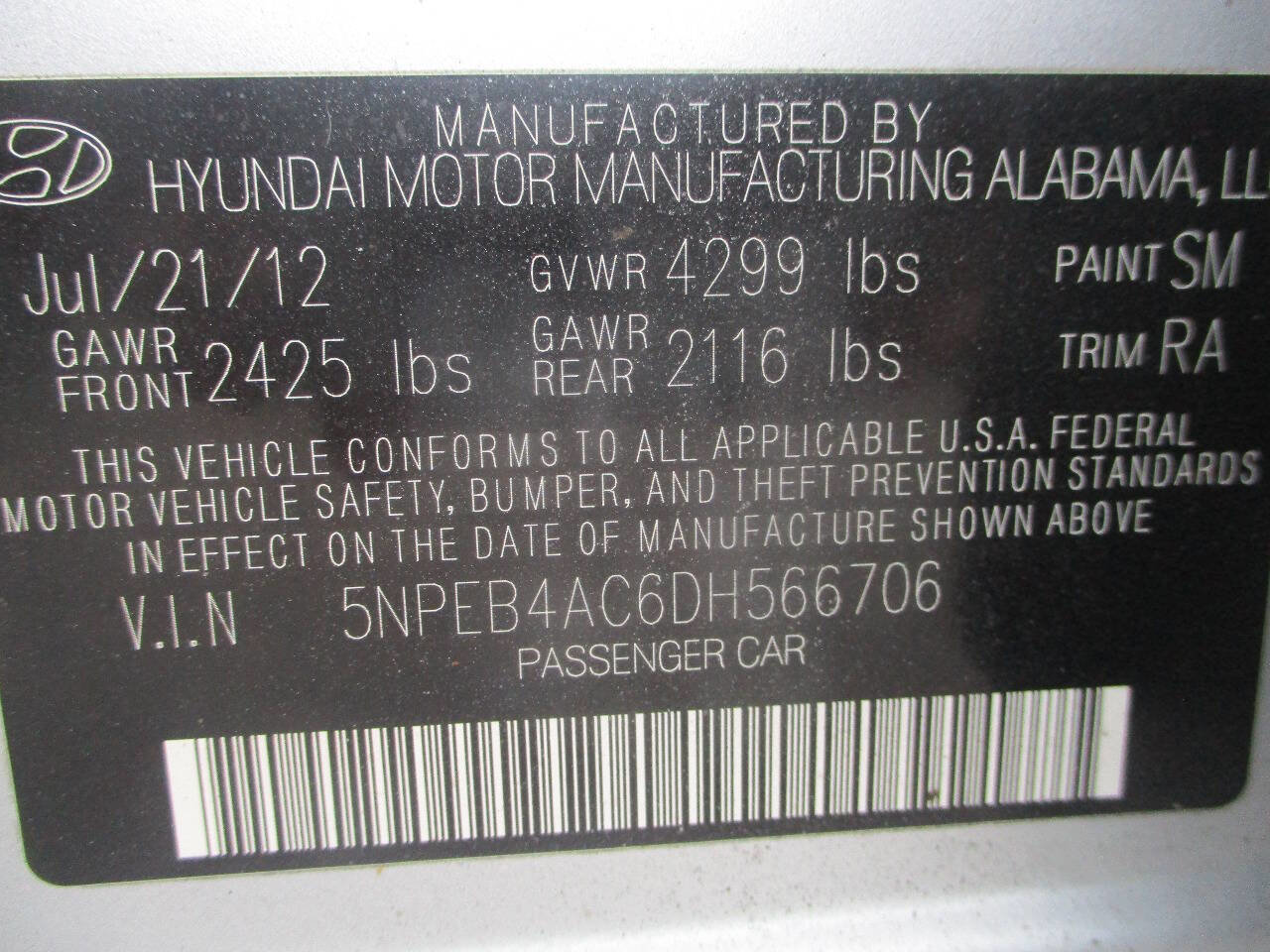 Used 2013 Hyundai Sonata GLS w/ Popular Equipment Pkg image 15
